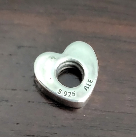 Authentic Pandora You and Me Heart Spacer - Picture 3 of 4